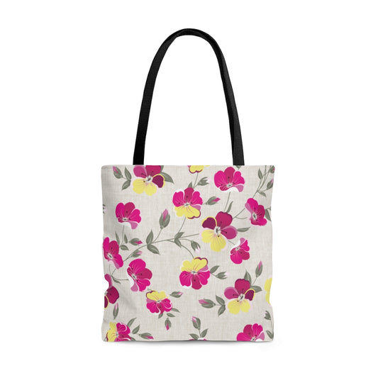 SHABREE SPRING PINK-YELLOW TOTE BAG