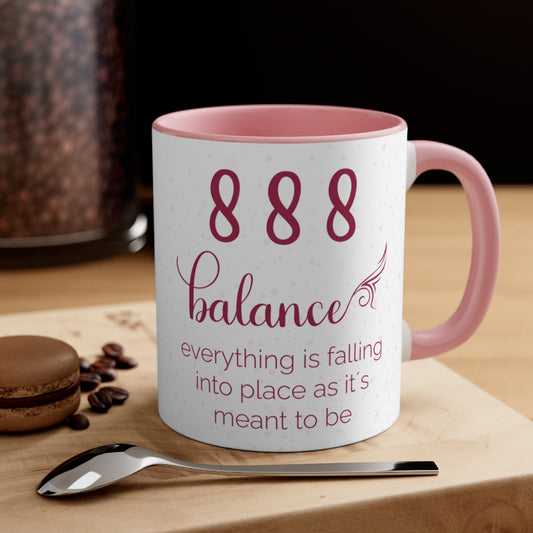 ANGEL NUMBER 888 JAZZBERRY MUG, 11OZ