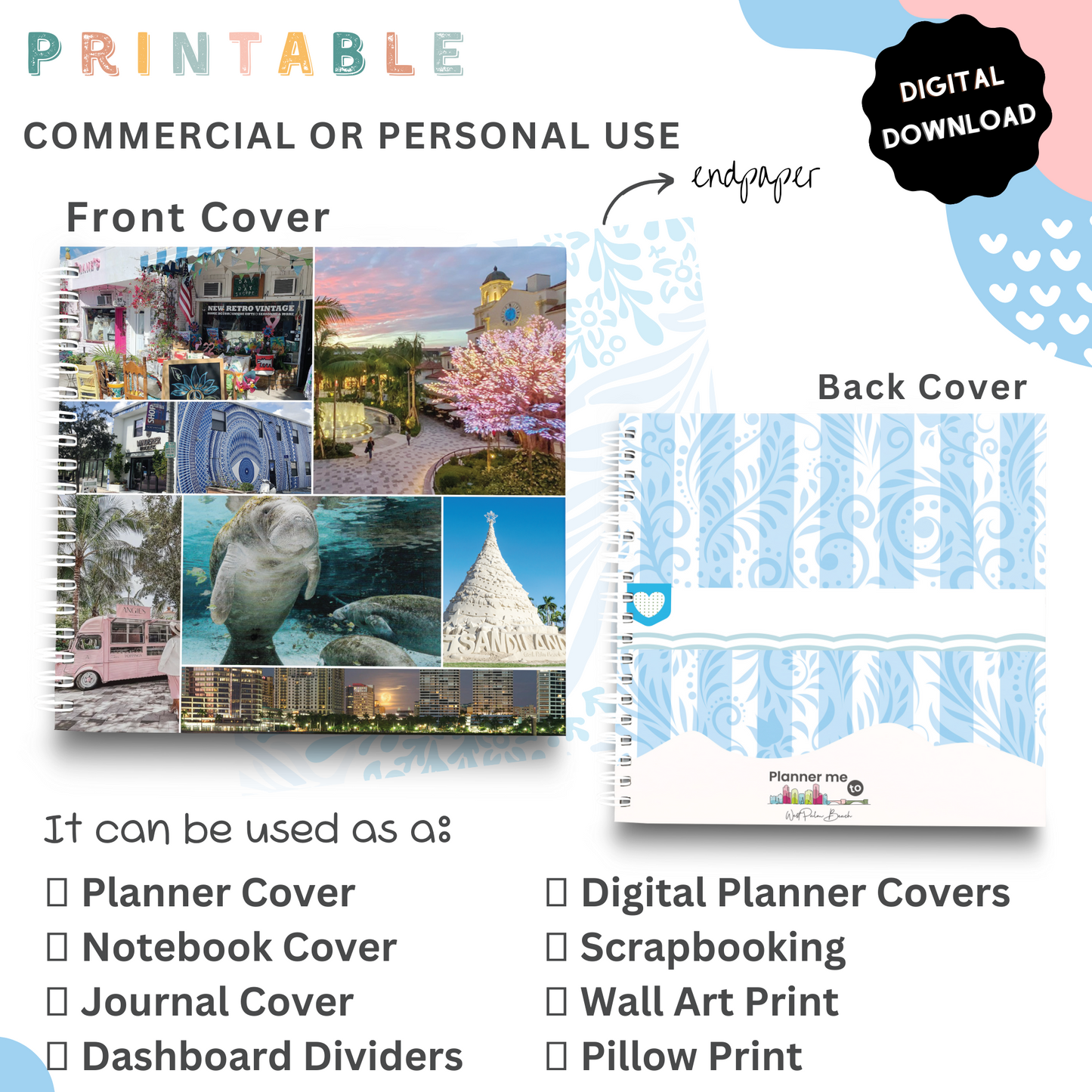 IVANA MATTHEWS´S Planner me to - Printable Planner, Journal & Notepad Cover