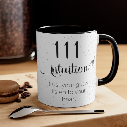 ANGEL NUMBER 111 MUG, 11OZ