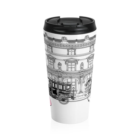 VICTORIA STAINLESS STEEL TRAVEL MUG