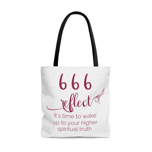 ANGEL NUMBER 666 JAZZBERRY TOTE BAG