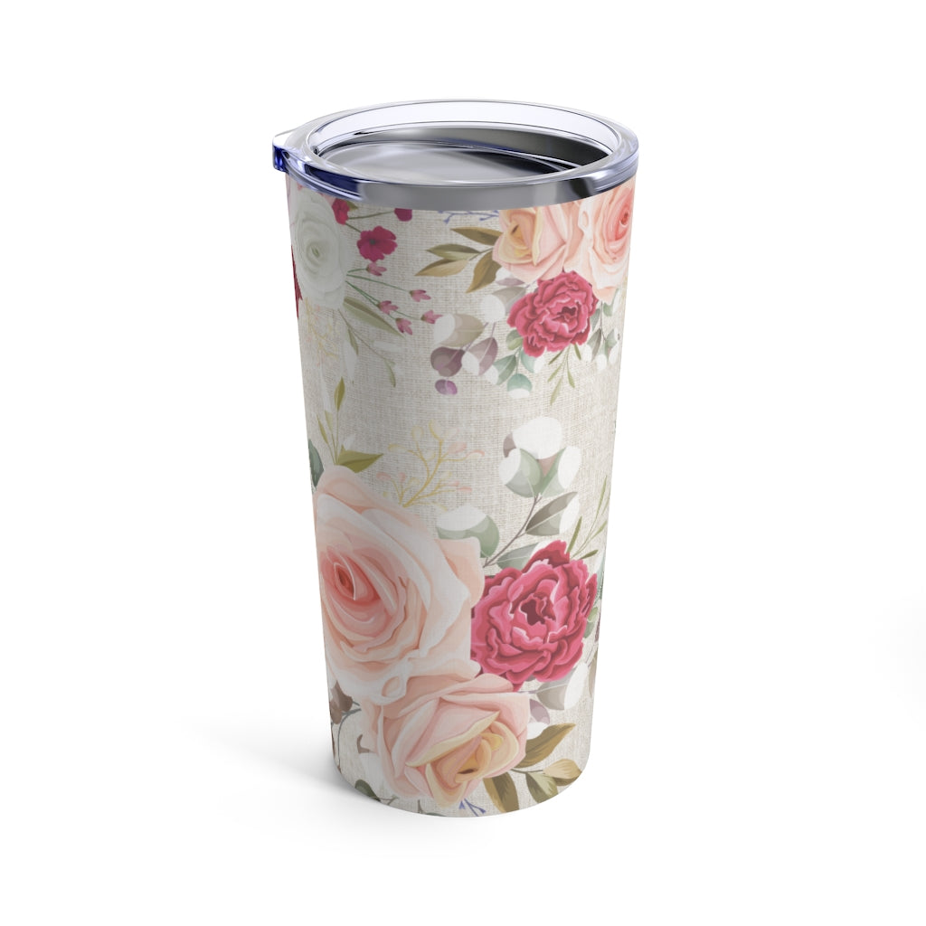 SHABREE SPRING ROSE TUMBLER 20oz