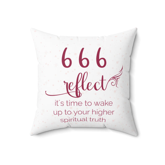 Angel Number 666 Jazzberry Cushion