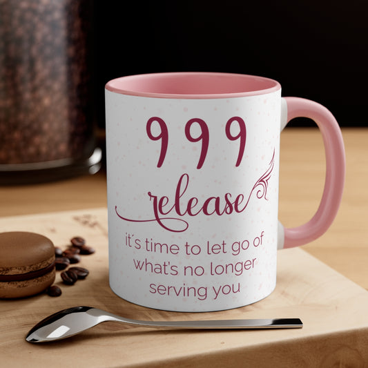 ANGEL NUMBER 999 JAZZBERRY MUG, 11OZ