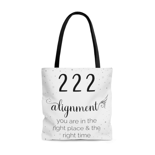 ANGEL NUMBER 222 TOTE BAG