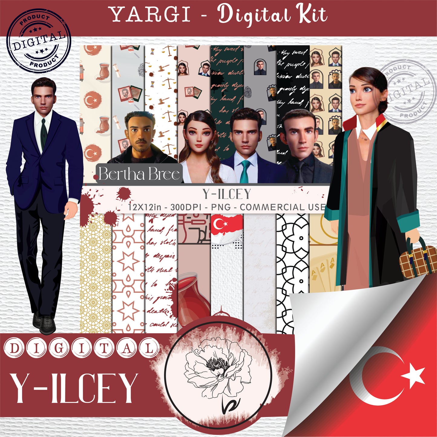 PRINTABLE - YARGI ILCEY DIGITAL KIT