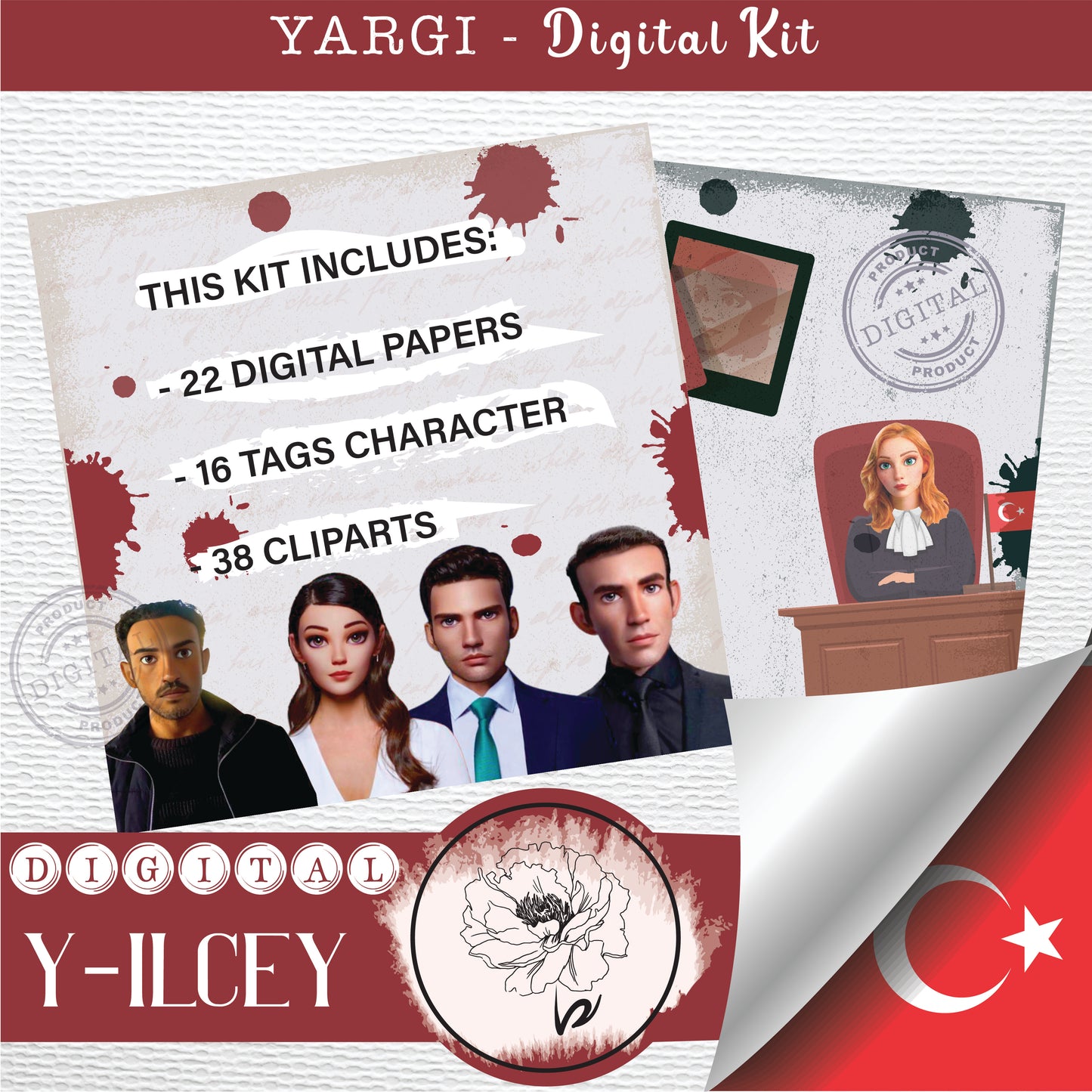 PRINTABLE - YARGI ILCEY DIGITAL KIT