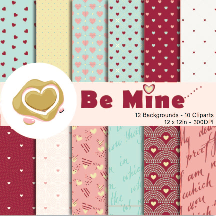 Digital Kit - Be Mine Valentines