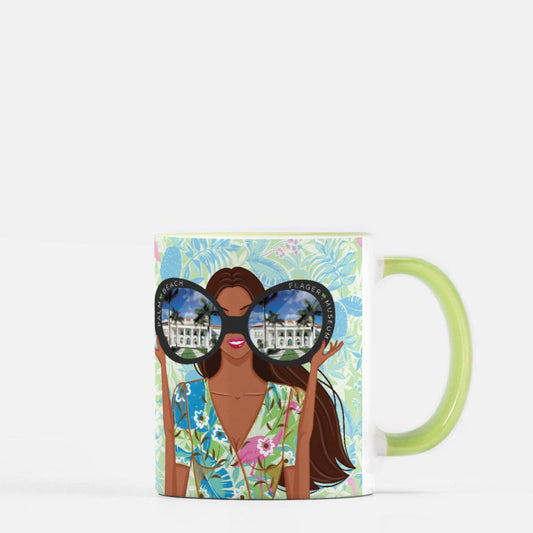 Dani DeHaney Mug 11 oz. (Green + White)