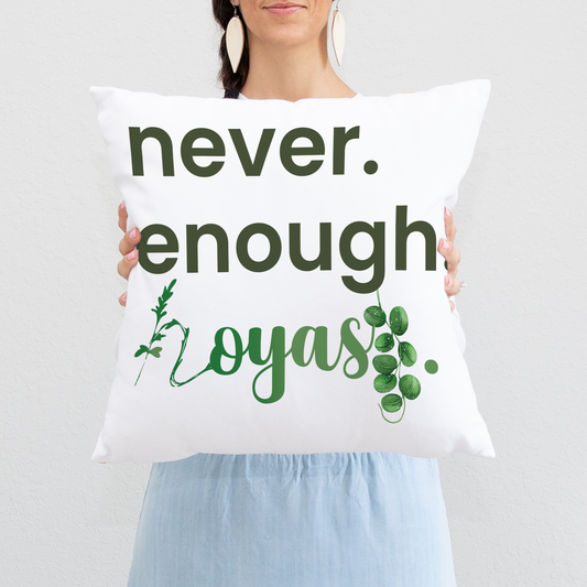 HOYAHOLIC NEVER ENOUGH HOYAS CUSHION