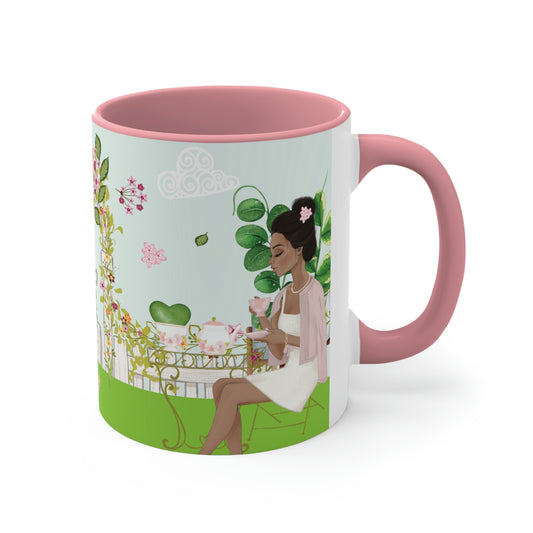 HOYAHOLIC HIGH TEA GARDEN TWO-TONE MUG 11oz