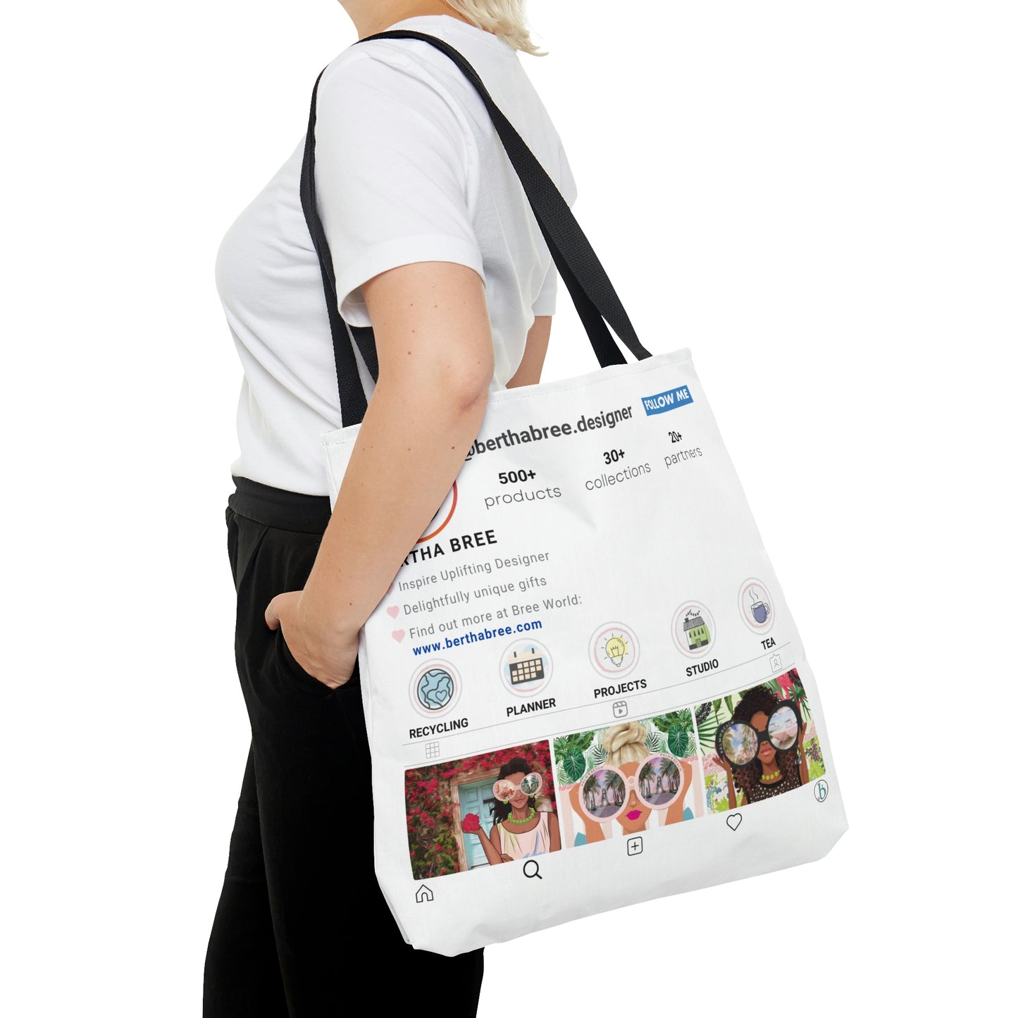 INSTAGRAM PERSONALIZED TOTE BAG