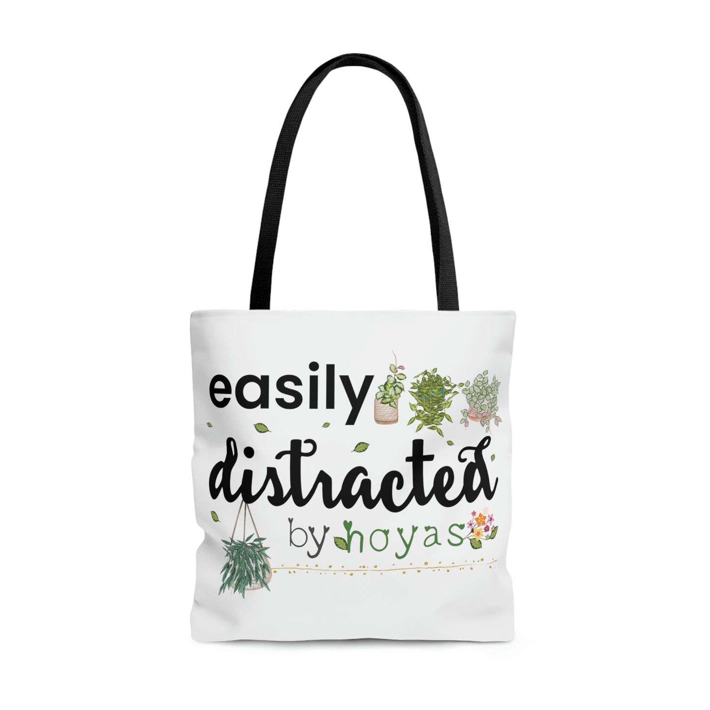 HOYAHOLIC EASILY DISTRACTED BY HOYAS TOTE BAG