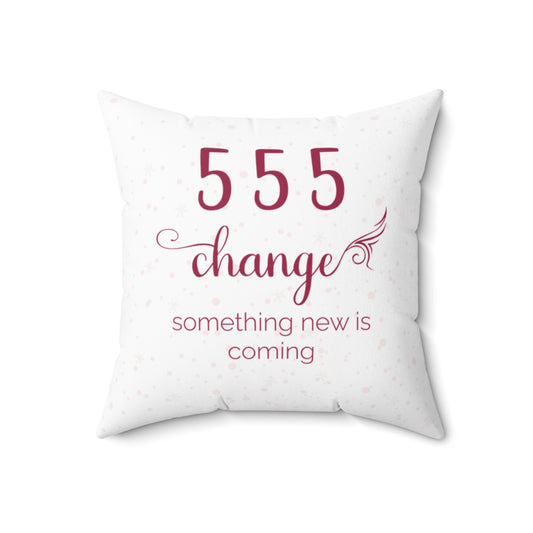 Angel Number 555 Jazzberry Cushion