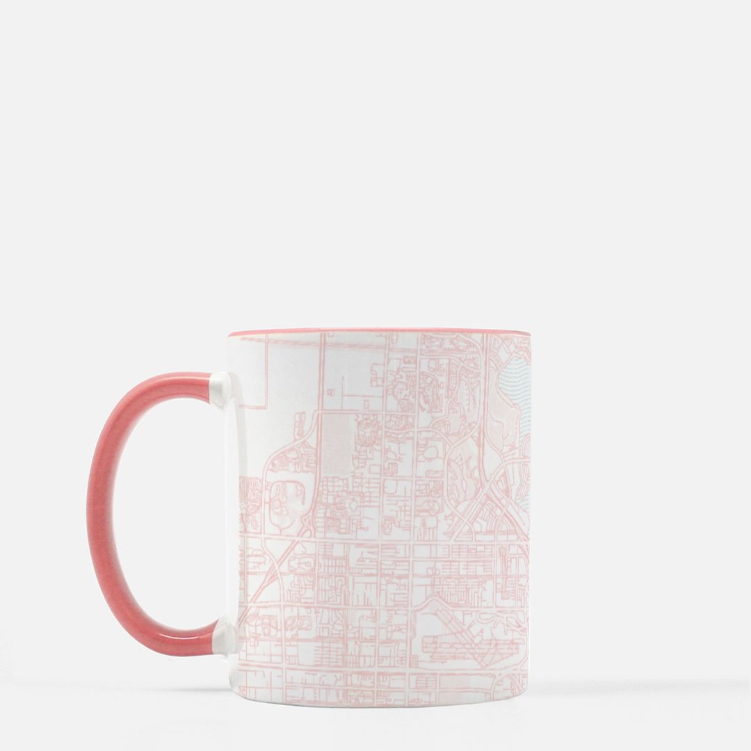 Flamingo Mug 11 oz. (Pink + White)