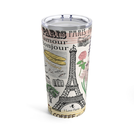 PARIS LAMOUR BONJOUR TUMBLER 20oz