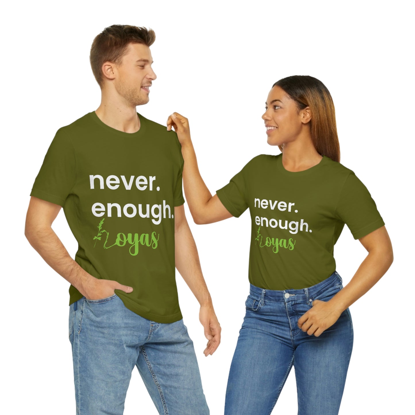 HOYAHOLIC NEVER ENOUGH HOYAS SHORT SLEEVE TEE