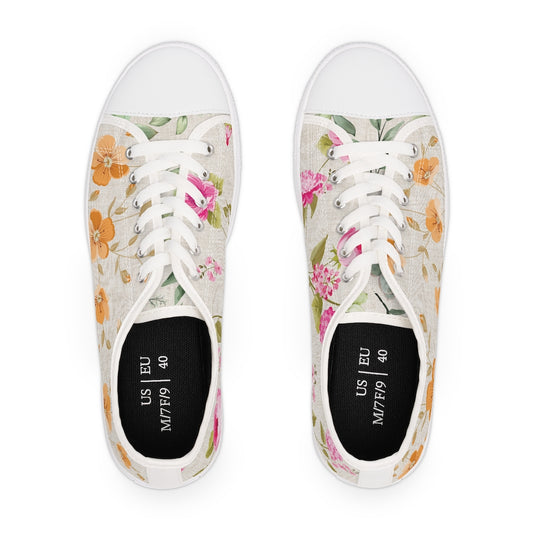 SHABREE SPRING FLORAL WOMEN'S SNEAKER