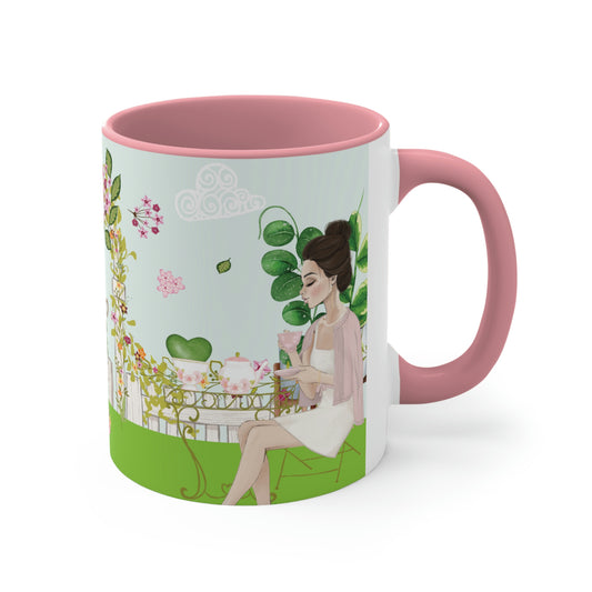 HOYAHOLIC HIGH TEA GARDEN TWO-TONE MUG 11oz