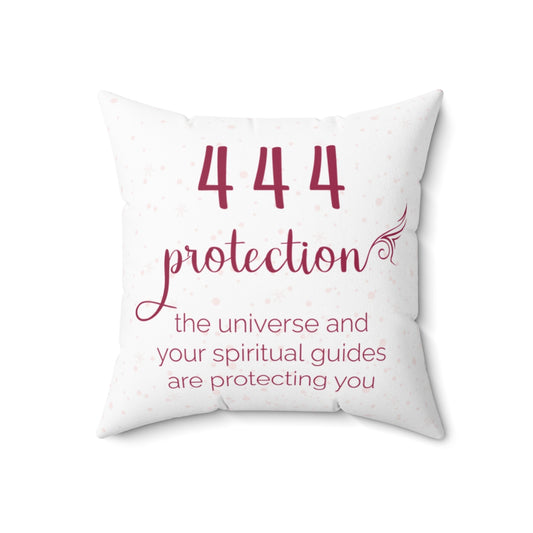 Angel Number 444 Jazzberry Cushion