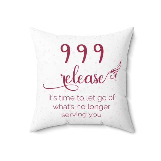 Angel Number 999 Jazzberry Cushion