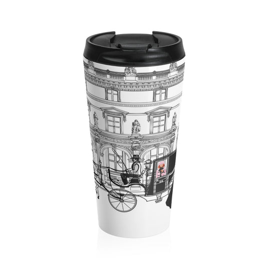 VICTORIA STAINLESS STEEL TRAVEL MUG