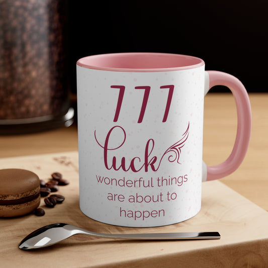 ANGEL NUMBER 777 JAZZBERRY MUG, 11OZ