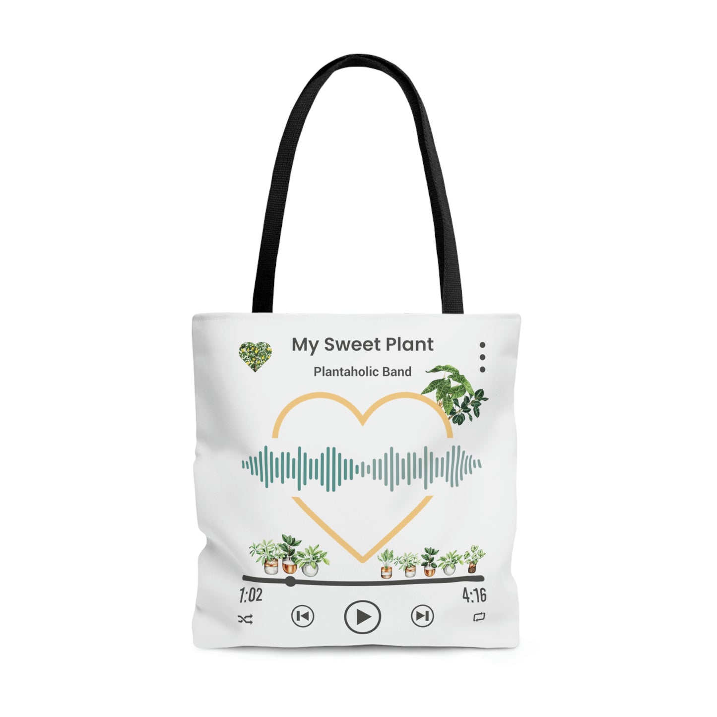 My Sweet Plants Playlist Tote Bag