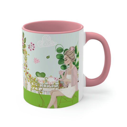 HOYAHOLIC HIGH TEA GARDEN TWO-TONE MUG 11oz