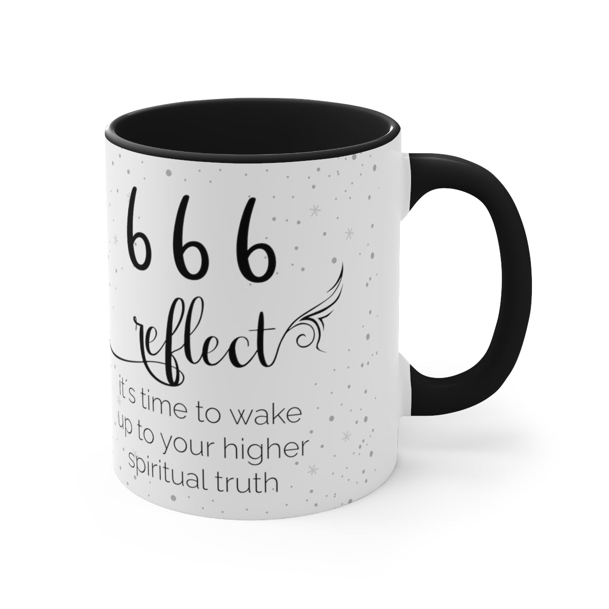 ANGEL NUMBER 666 MUG, 11OZ