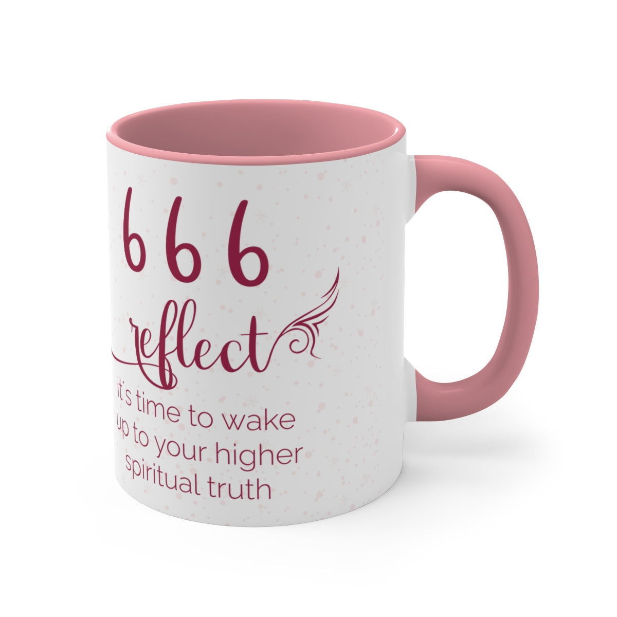 ANGEL NUMBER 666 JAZZBERRY MUG, 11OZ